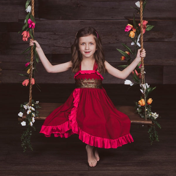 Elena Inspired Cotton Twirl Princess Dress – Foxtail Lilies Elena Inspired Cotton Twirl Princess Dress – Foxtail Lilies