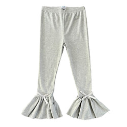 Heather Grey Ribbed Bells
