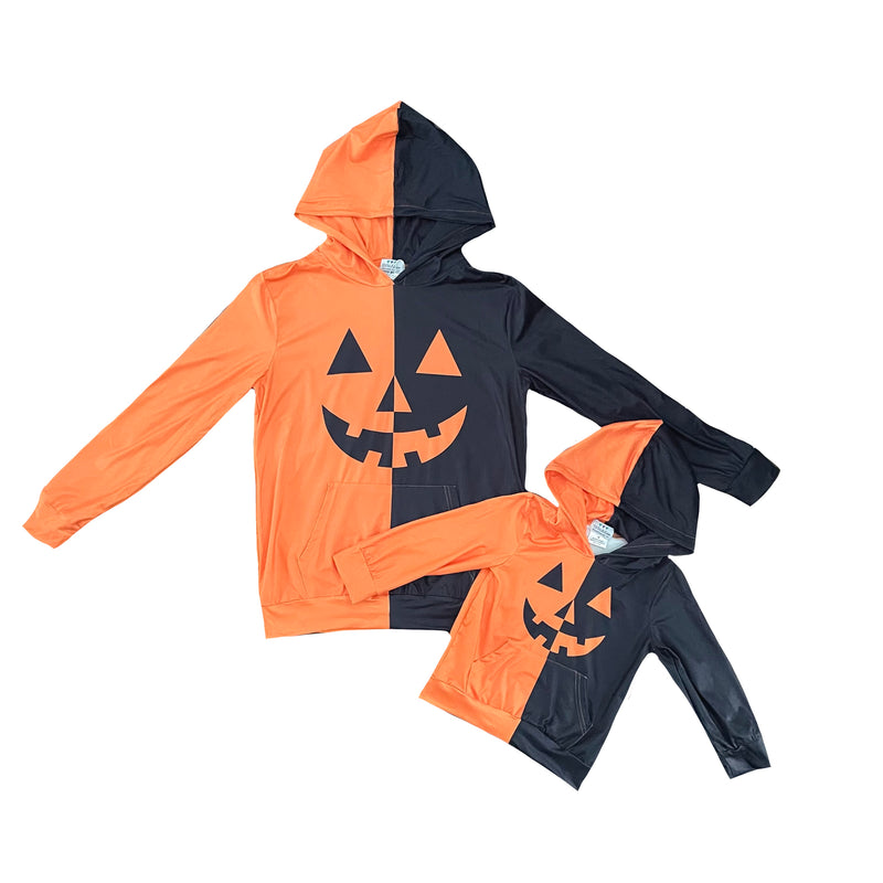 Jack-O-Lantern Mama + Me Hoodie