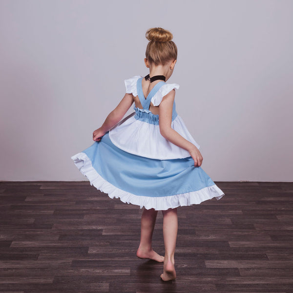 Cinderella Inspired Cotton Twirl Dress