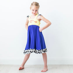 Jessie Inspired Cotton Twirl Dress