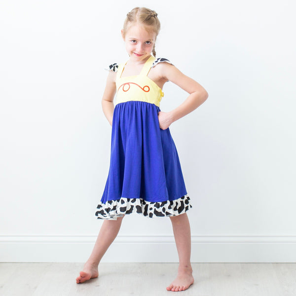 Jessie Inspired Cotton Twirl Dress