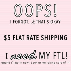Please ship my porch pick up :)