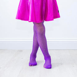 Purple Bling Tights