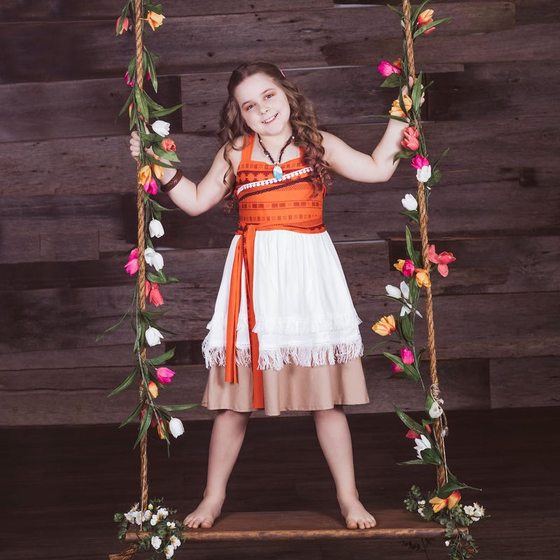 moana inspired prom dress Princess Moana Hawaiian Inspired Tutu Dress Pageant Ball Gown Birthday Party Costume