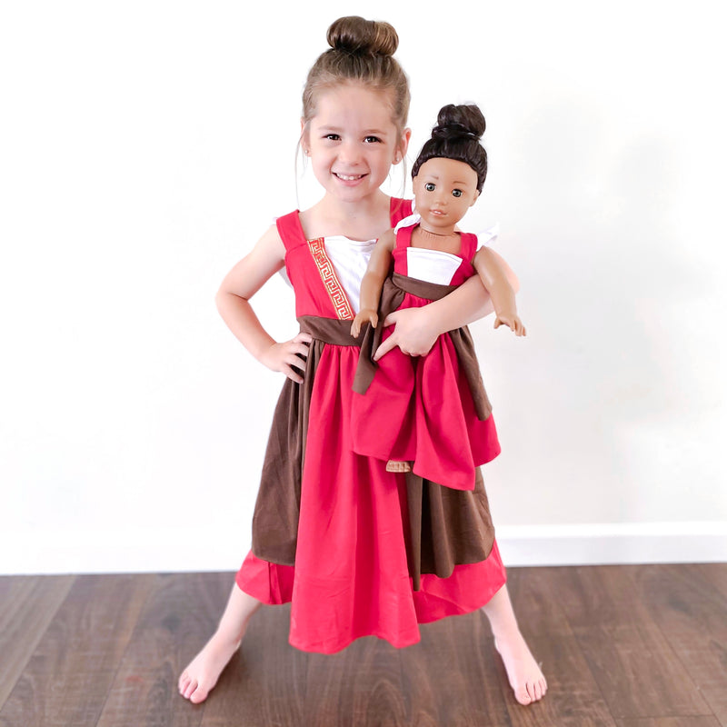 Mulan Inspired Doll Sized Dress