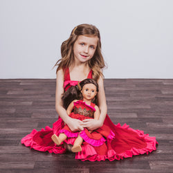Elena Inspired Doll Size Dress