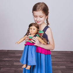 Anna Inspired Doll Size Dress