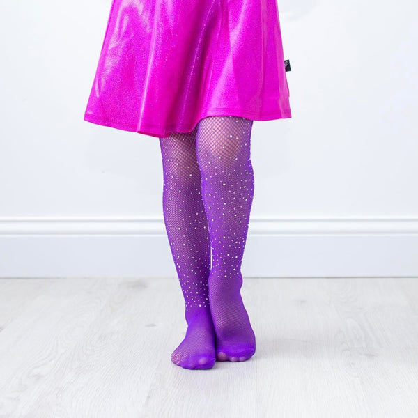 Purple Bling Tights