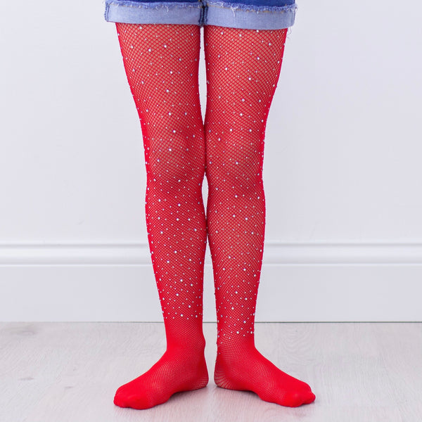 Red Bling Tights