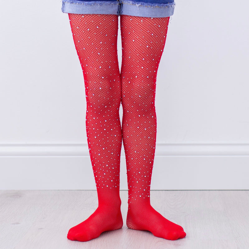 Red Bling Tights