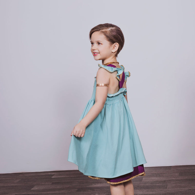 Jasmine Inspired Cotton Twirl Dress