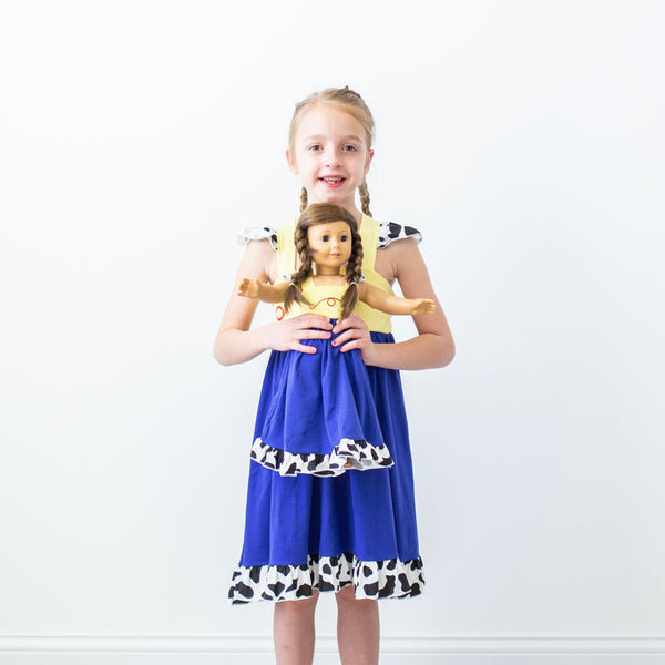 Jessie Inspired Cotton Twirl Dress